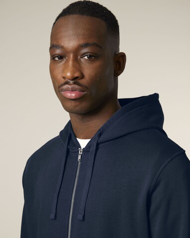 Mixer - Der Unisex-Zip-Hoodie - French Navy - L bedrucken, Art.-Nr. STSU205C7271L
