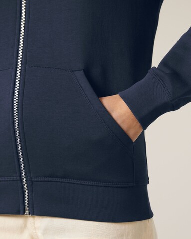 Mixer - Der Unisex-Zip-Hoodie - French Navy - XS bedrucken, Art.-Nr. STSU205C727XS