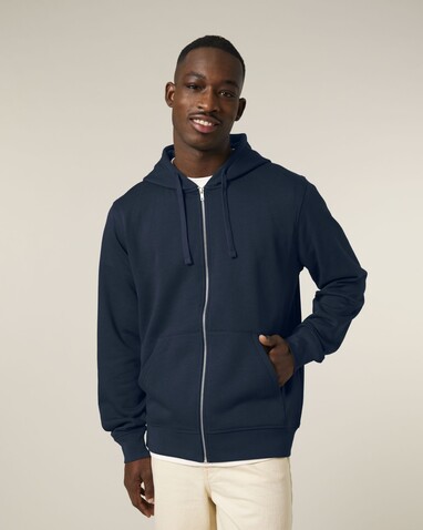 Mixer - Der Unisex-Zip-Hoodie - French Navy - XL bedrucken, Art.-Nr. STSU205C7271X