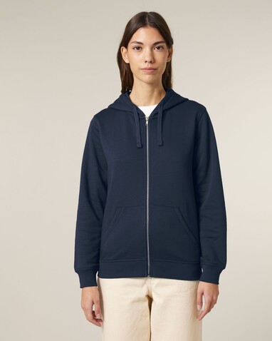 Mixer - Der Unisex-Zip-Hoodie - French Navy - 4XL bedrucken, Art.-Nr. STSU205C7274X