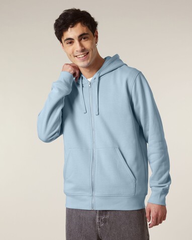 Mixer - Der Unisex-Zip-Hoodie - Sky blue - 4XL bedrucken, Art.-Nr. STSU205C2324X