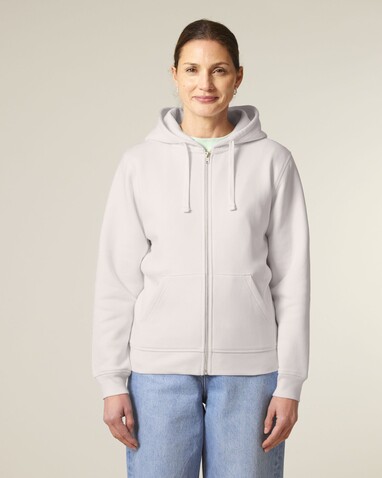 Mixer - Der Unisex-Zip-Hoodie - Vintage White - 4XL bedrucken, Art.-Nr. STSU205C5044X