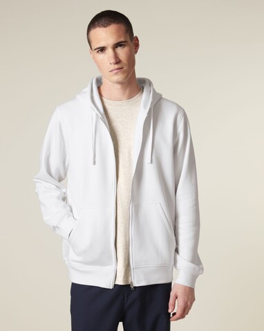 Mixer - Der Unisex-Zip-Hoodie - White - XL bedrucken, Art.-Nr. STSU205C0011X
