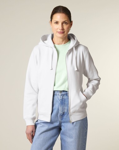 Mixer - Der Unisex-Zip-Hoodie - White - XS bedrucken, Art.-Nr. STSU205C001XS Mixer - Der Unisex-Zip-Hoodie - White - XS bedrucken, Art.-Nr. STSU205C001XS