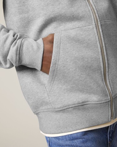 Mixer - Der Unisex-Zip-Hoodie - Heather Grey - XL bedrucken, Art.-Nr. STSU205C2501X Mixer - Der Unisex-Zip-Hoodie - Heather Grey - XL bedrucken, Art.-Nr. STSU205C2501X