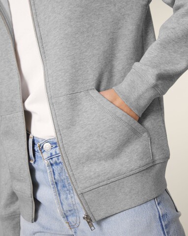 Mixer - Der Unisex-Zip-Hoodie - Heather Grey - XL bedrucken, Art.-Nr. STSU205C2501X Mixer - Der Unisex-Zip-Hoodie - Heather Grey - XL bedrucken, Art.-Nr. STSU205C2501X