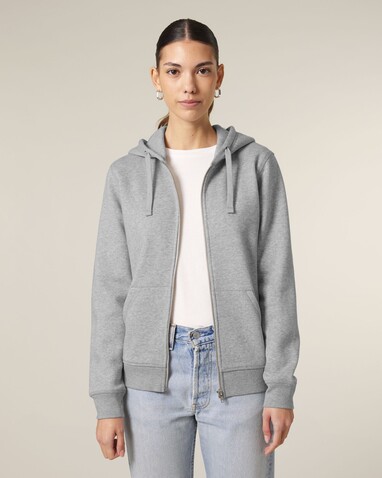 Mixer - Der Unisex-Zip-Hoodie - Heather Grey - 4XL bedrucken, Art.-Nr. STSU205C2504X Mixer - Der Unisex-Zip-Hoodie - Heather Grey - 4XL bedrucken, Art.-Nr. STSU205C2504X