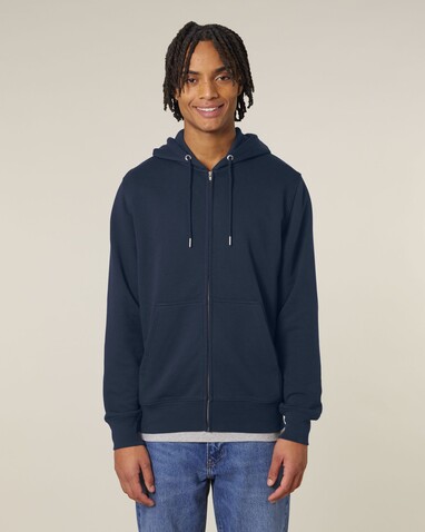 Connector 2.0 - Der Unisex-Zip-Hoodie aus French Terry - French Navy - 3XL bedrucken, Art.-Nr. STSU207C7273X Connector 2.0 - Der Unisex-Zip-Hoodie aus French Terry - French Navy - 3XL bedrucken, Art.-Nr. STSU207C7273X