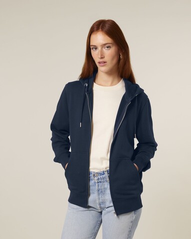 Connector 2.0 - Der Unisex-Zip-Hoodie aus French Terry - French Navy - L bedrucken, Art.-Nr. STSU207C7271L Connector 2.0 - Der Unisex-Zip-Hoodie aus French Terry - French Navy - L bedrucken, Art.-Nr. STSU207C7271L