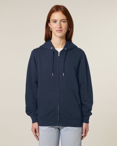 Connector 2.0 - Der Unisex-Zip-Hoodie aus French Terry - French Navy - 3XL bedrucken, Art.-Nr. STSU207C7273X Connector 2.0 - Der Unisex-Zip-Hoodie aus French Terry - French Navy - 3XL bedrucken, Art.-Nr. STSU207C7273X