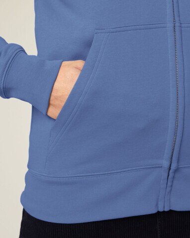 Connector 2.0 - Der Unisex-Zip-Hoodie aus French Terry - Bright Blue - L bedrucken, Art.-Nr. STSU207C0531L Connector 2.0 - Der Unisex-Zip-Hoodie aus French Terry - Bright Blue - L bedrucken, Art.-Nr. STSU207C0531L