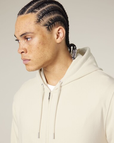 Connector 2.0 - Der Unisex-Zip-Hoodie aus French Terry - Natural Raw - S bedrucken, Art.-Nr. STSU207C0541S Connector 2.0 - Der Unisex-Zip-Hoodie aus French Terry - Natural Raw - S bedrucken, Art.-Nr. STSU207C0541S