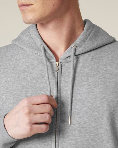 Connector 2.0 - Der Unisex-Zip-Hoodie aus French Terry - Heather Grey - M bedrucken, Art.-Nr. STSU207C2501M Connector 2.0 - Der Unisex-Zip-Hoodie aus French Terry - Heather Grey - M bedrucken, Art.-Nr. STSU207C2501M