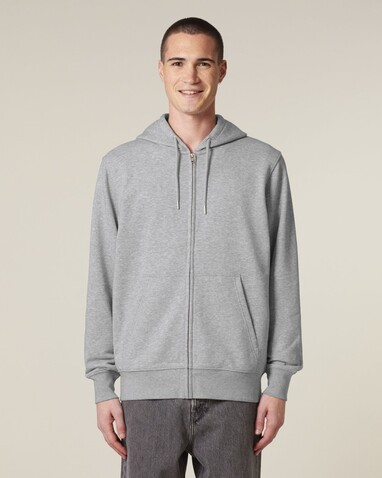 Connector 2.0 - Der Unisex-Zip-Hoodie aus French Terry - Heather Grey - M bedrucken, Art.-Nr. STSU207C2501M Connector 2.0 - Der Unisex-Zip-Hoodie aus French Terry - Heather Grey - M bedrucken, Art.-Nr. STSU207C2501M