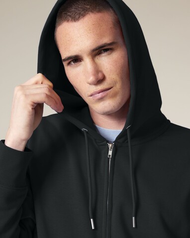 Connector 2.0 - Der Unisex-Zip-Hoodie aus French Terry - Black - XL bedrucken, Art.-Nr. STSU207C0021X Connector 2.0 - Der Unisex-Zip-Hoodie aus French Terry - Black - XL bedrucken, Art.-Nr. STSU207C0021X