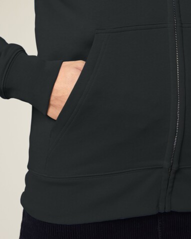 Connector 2.0 - Der Unisex-Zip-Hoodie aus French Terry - Black - XXS bedrucken, Art.-Nr. STSU207C0022S Connector 2.0 - Der Unisex-Zip-Hoodie aus French Terry - Black - XXS bedrucken, Art.-Nr. STSU207C0022S