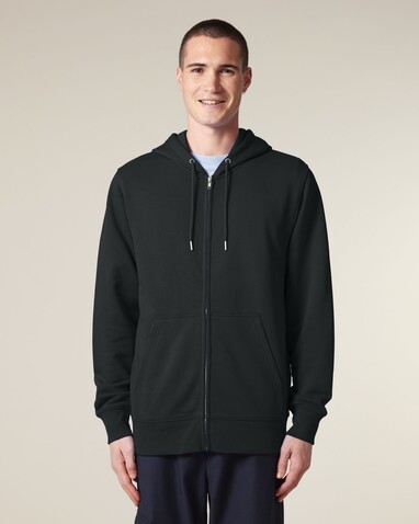 Connector 2.0 - Der Unisex-Zip-Hoodie aus French Terry - Black - XXS bedrucken, Art.-Nr. STSU207C0022S Connector 2.0 - Der Unisex-Zip-Hoodie aus French Terry - Black - XXS bedrucken, Art.-Nr. STSU207C0022S