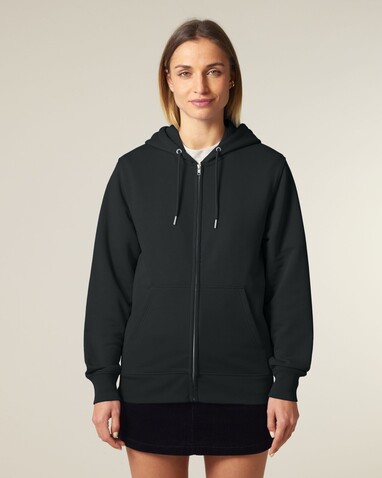 Connector 2.0 - Der Unisex-Zip-Hoodie aus French Terry - Black - XL bedrucken, Art.-Nr. STSU207C0021X Connector 2.0 - Der Unisex-Zip-Hoodie aus French Terry - Black - XL bedrucken, Art.-Nr. STSU207C0021X