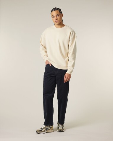 Radder 2.0 - Das Oversized Rundhals-Unisex-Sweatshirt - Natural Raw - M bedrucken, Art.-Nr. STSU208C0541M