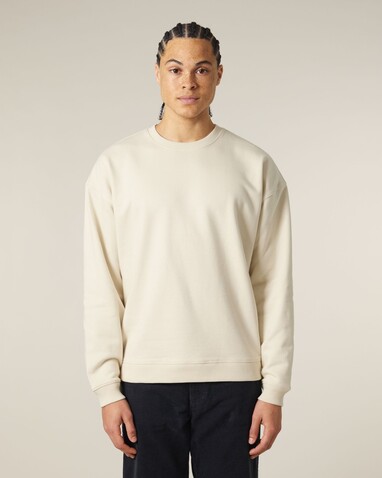 Radder 2.0 - Das Oversized Rundhals-Unisex-Sweatshirt - Natural Raw - M bedrucken, Art.-Nr. STSU208C0541M