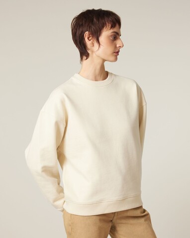Radder 2.0 - Das Oversized Rundhals-Unisex-Sweatshirt - Natural Raw - L bedrucken, Art.-Nr. STSU208C0541L Radder 2.0 - Das Oversized Rundhals-Unisex-Sweatshirt - Natural Raw - L bedrucken, Art.-Nr. STSU208C0541L