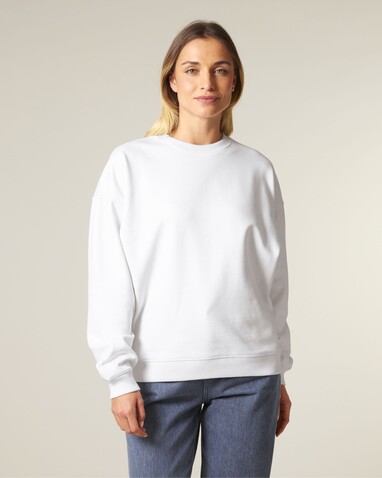 Radder 2.0 - Das Oversized Rundhals-Unisex-Sweatshirt - White - XXS bedrucken, Art.-Nr. STSU208C0012S Radder 2.0 - Das Oversized Rundhals-Unisex-Sweatshirt - White - XXS bedrucken, Art.-Nr. STSU208C0012S