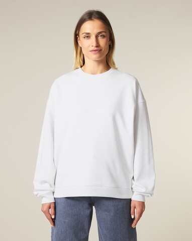 Radder 2.0 - Das Oversized Rundhals-Unisex-Sweatshirt - White - XL bedrucken, Art.-Nr. STSU208C0011X Radder 2.0 - Das Oversized Rundhals-Unisex-Sweatshirt - White - XL bedrucken, Art.-Nr. STSU208C0011X