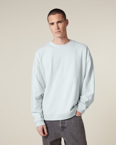 Radder 2.0 - Das Oversized Rundhals-Unisex-Sweatshirt - Blue Ice - XS bedrucken, Art.-Nr. STSU208C728XS Radder 2.0 - Das Oversized Rundhals-Unisex-Sweatshirt - Blue Ice - XS bedrucken, Art.-Nr. STSU208C728XS