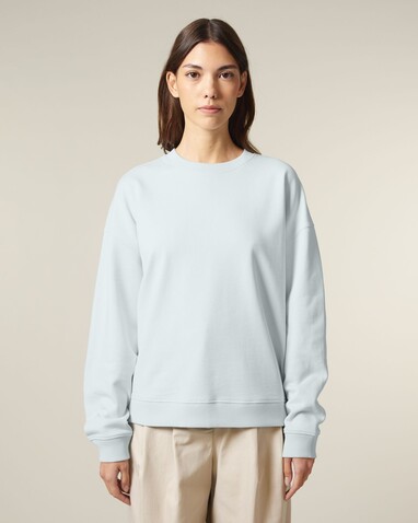 Radder 2.0 - Das Oversized Rundhals-Unisex-Sweatshirt - Blue Ice - XXS bedrucken, Art.-Nr. STSU208C7282S