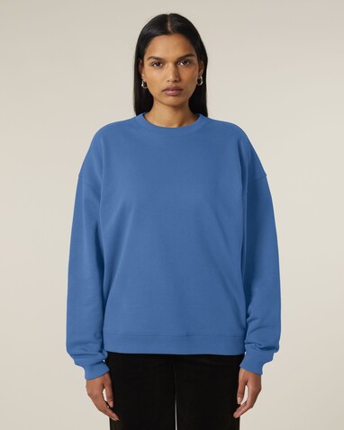 Radder 2.0 - Das Oversized Rundhals-Unisex-Sweatshirt - Mindful Blue - S bedrucken, Art.-Nr. STSU208C7291S Radder 2.0 - Das Oversized Rundhals-Unisex-Sweatshirt - Mindful Blue - S bedrucken, Art.-Nr. STSU208C7291S