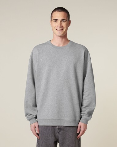 Radder 2.0 - Das Oversized Rundhals-Unisex-Sweatshirt - Heather Grey - L bedrucken, Art.-Nr. STSU208C2501L Radder 2.0 - Das Oversized Rundhals-Unisex-Sweatshirt - Heather Grey - L bedrucken, Art.-Nr. STSU208C2501L
