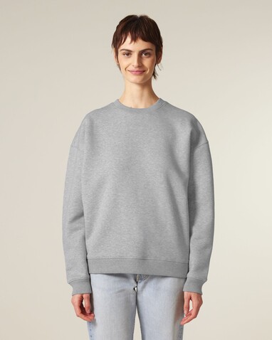 Radder 2.0 - Das Oversized Rundhals-Unisex-Sweatshirt - Heather Grey - XXL bedrucken, Art.-Nr. STSU208C2502X Radder 2.0 - Das Oversized Rundhals-Unisex-Sweatshirt - Heather Grey - XXL bedrucken, Art.-Nr. STSU208C2502X