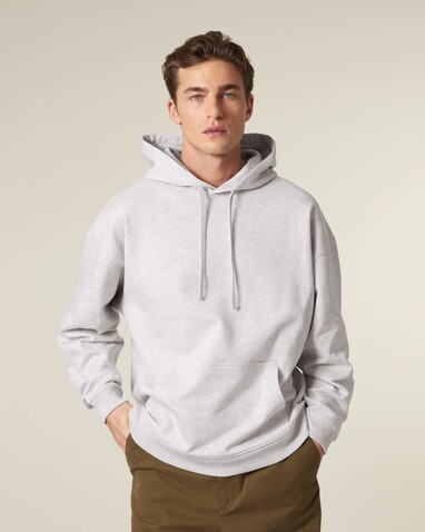Slammer 2.0 - Der Oversized Unisex-Hoodie - Cool Heather Grey - S bedrucken, Art.-Nr. STSU209C1461S