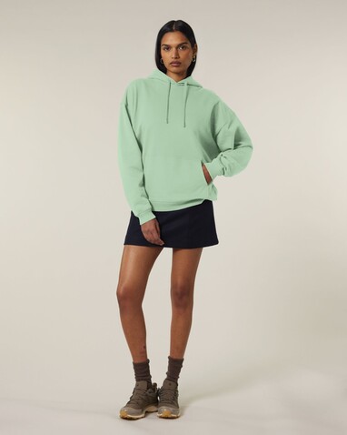 Slammer 2.0 - Der Oversized Unisex-Hoodie - Misty Jade - M bedrucken, Art.-Nr. STSU209C7351M