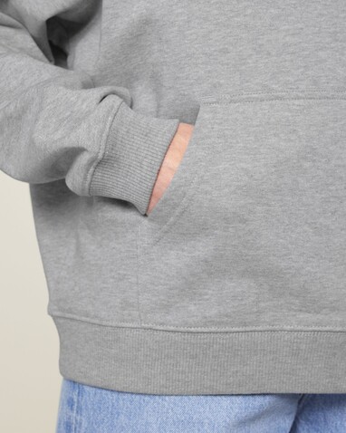 Slammer 2.0 - Der Oversized Unisex-Hoodie - Heather Grey - S bedrucken, Art.-Nr. STSU209C2501S