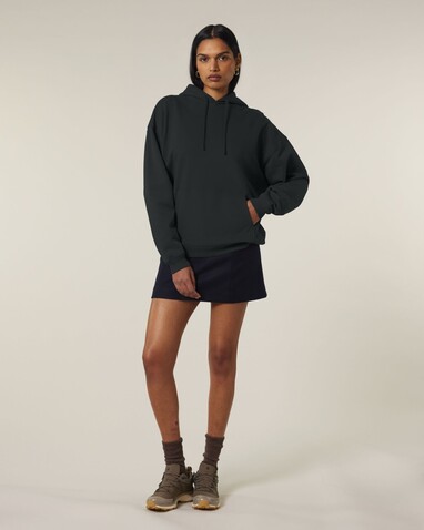 Slammer 2.0 - Der Oversized Unisex-Hoodie - Black - L bedrucken, Art.-Nr. STSU209C0021L