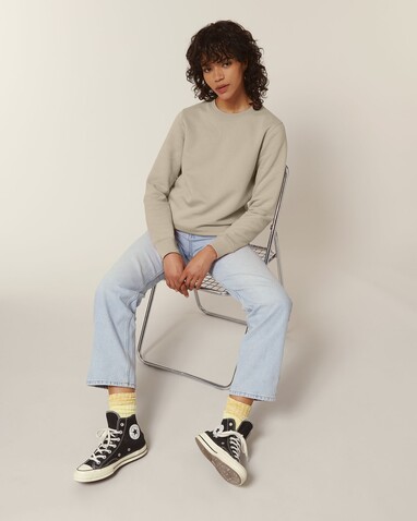 Roller - Das Rundhals-Unisex-Sweatshirt - Desert Dust - XXS bedrucken, Art.-Nr. STSU868C0282S