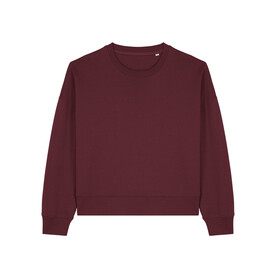 Stella Alma - Das Iconic Damen-Rundhals-Sweatshirt - Burgundy - XXL bedrucken, Art.-Nr. STSW212C2442X