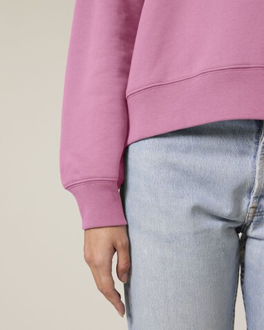 Stella Alma - Das Iconic Damen-Rundhals-Sweatshirt - Bubble Pink - XL bedrucken, Art.-Nr. STSW212C1291X