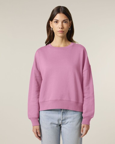 Stella Alma - Das Iconic Damen-Rundhals-Sweatshirt - Bubble Pink - M bedrucken, Art.-Nr. STSW212C1291M