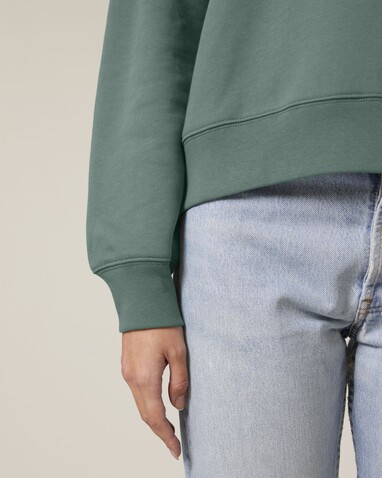 Stella Alma - Das Iconic Damen-Rundhals-Sweatshirt - Green Bay - L bedrucken, Art.-Nr. STSW212C1441L