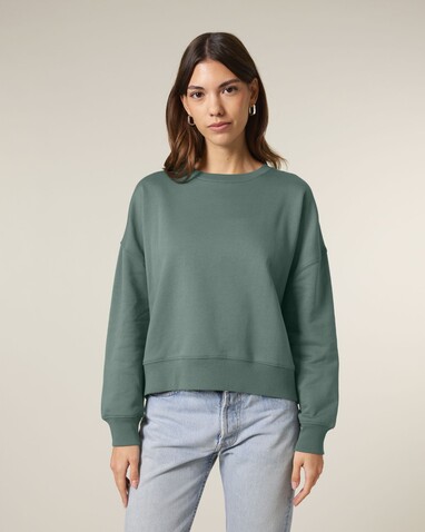 Stella Alma - Das Iconic Damen-Rundhals-Sweatshirt - Green Bay - S bedrucken, Art.-Nr. STSW212C1441S