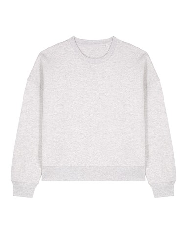 Stella Alma - Das Iconic Damen-Rundhals-Sweatshirt - Cool Heather Grey - XXL bedrucken, Art.-Nr. STSW212C1462X