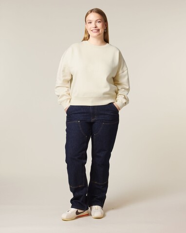 Stella Alma - Das Iconic Damen-Rundhals-Sweatshirt - Natural Raw - L bedrucken, Art.-Nr. STSW212C0541L