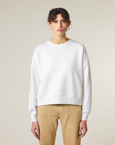Stella Alma - Das Iconic Damen-Rundhals-Sweatshirt - White - XXL bedrucken, Art.-Nr. STSW212C0012X