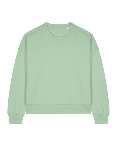 Stella Alma - Das Iconic Damen-Rundhals-Sweatshirt - Misty Jade - XXL bedrucken, Art.-Nr. STSW212C7352X