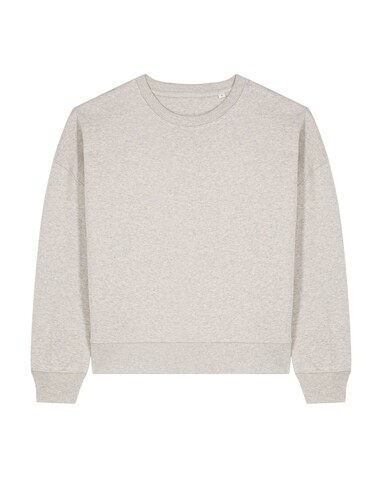 Stella Alma - Das Iconic Damen-Rundhals-Sweatshirt - Heather Haze - XL bedrucken, Art.-Nr. STSW212C7311X