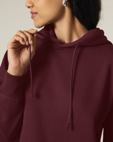 Stella Nora - Der Iconic Damen-Hoodie - Burgundy - M bedrucken, Art.-Nr. STSW213C2441M
