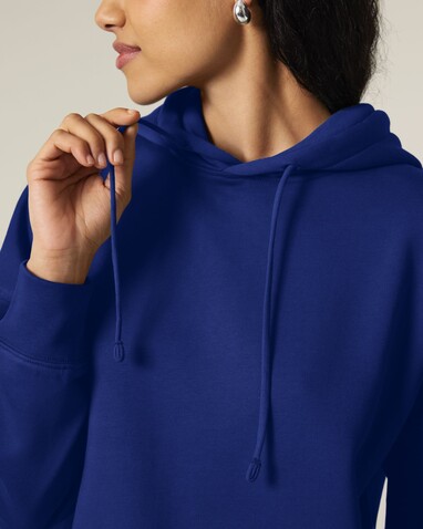 Stella Nora - Der Iconic Damen-Hoodie - Worker Blue - XL bedrucken, Art.-Nr. STSW213C0881X