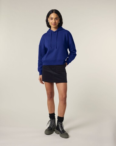 Stella Nora - Der Iconic Damen-Hoodie - Worker Blue - XXL bedrucken, Art.-Nr. STSW213C0882X